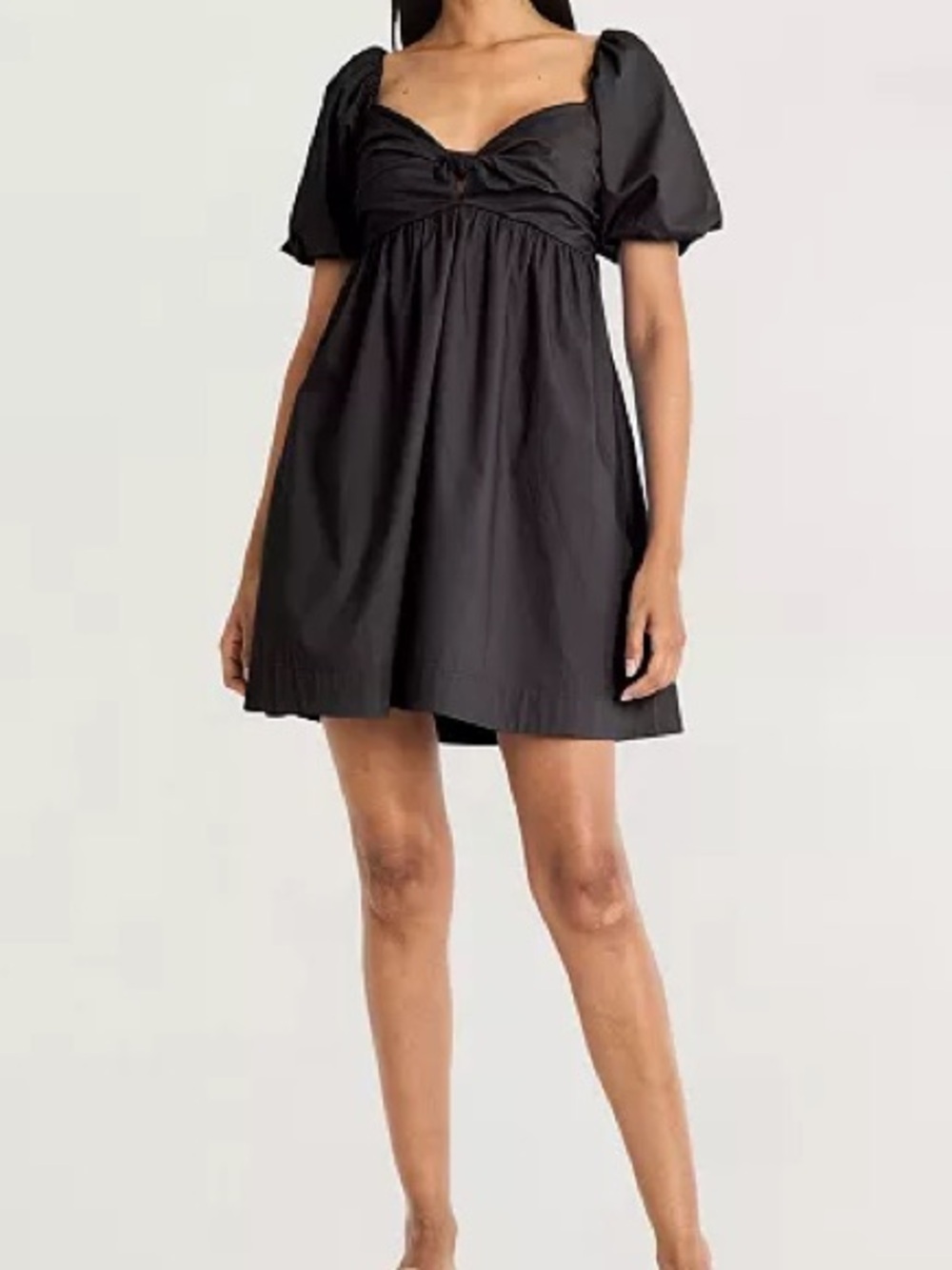 The Good Journey Bubble-Hem Retro Puff Sleeve Mini Dress, 6, NWT